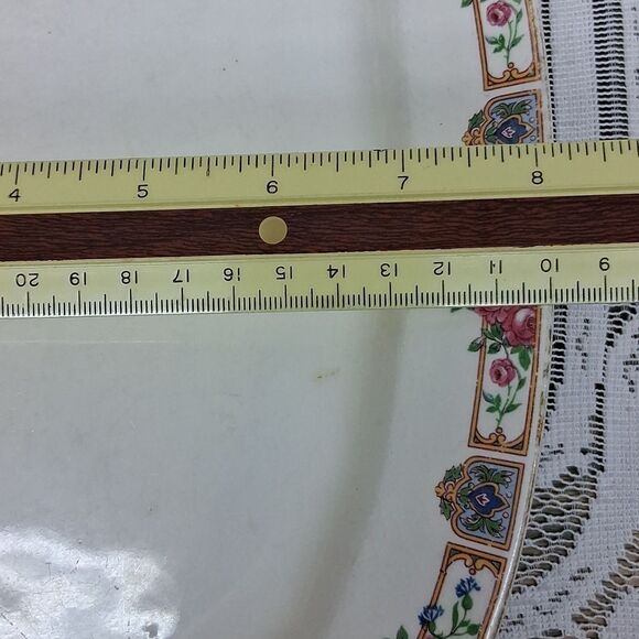 Edwin M. Knowles Vintage China Platter And Bowl Set. - Picture 9 of 11